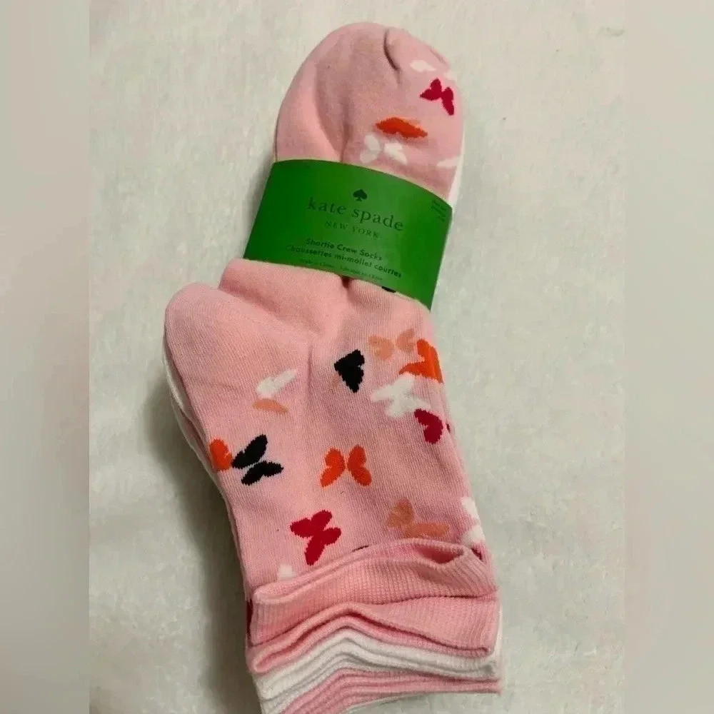 KATE SPADE CREW  SOCKS NEW